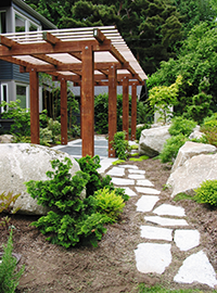 Magnolia Neighborhood Arbor Walkway