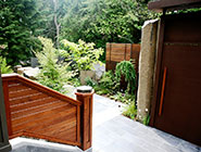 Inside entry courtyard