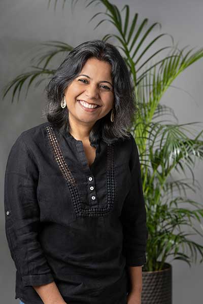 Lara Elizabeth Vyas, owner, and principal designer at Natural Greenscapes LLC