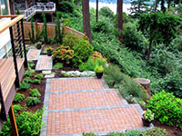 Patio as seen from the deck
